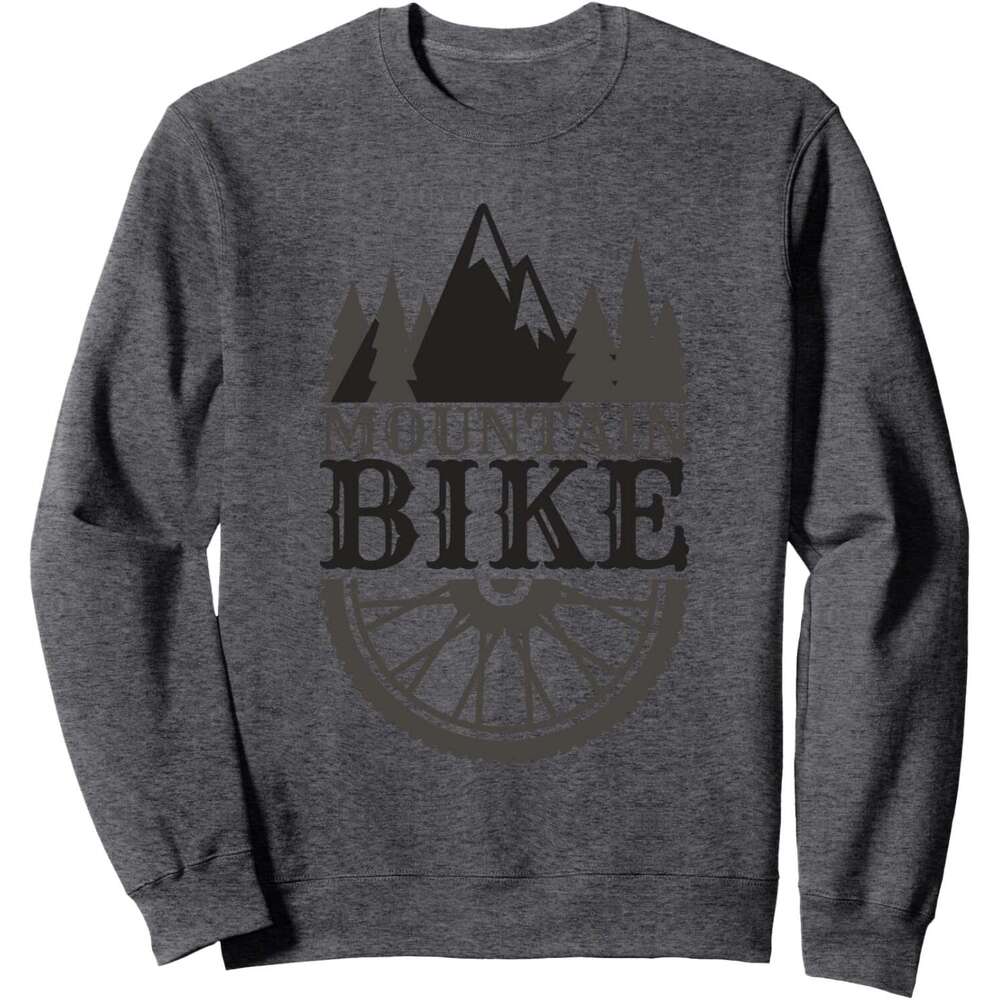 Long Sleeve Shirts for Men sweatshirt Bike Mountain Outdoor Landscape Bikers Sweatshirt T shirt Tee Streetwear Casual tops clothes
