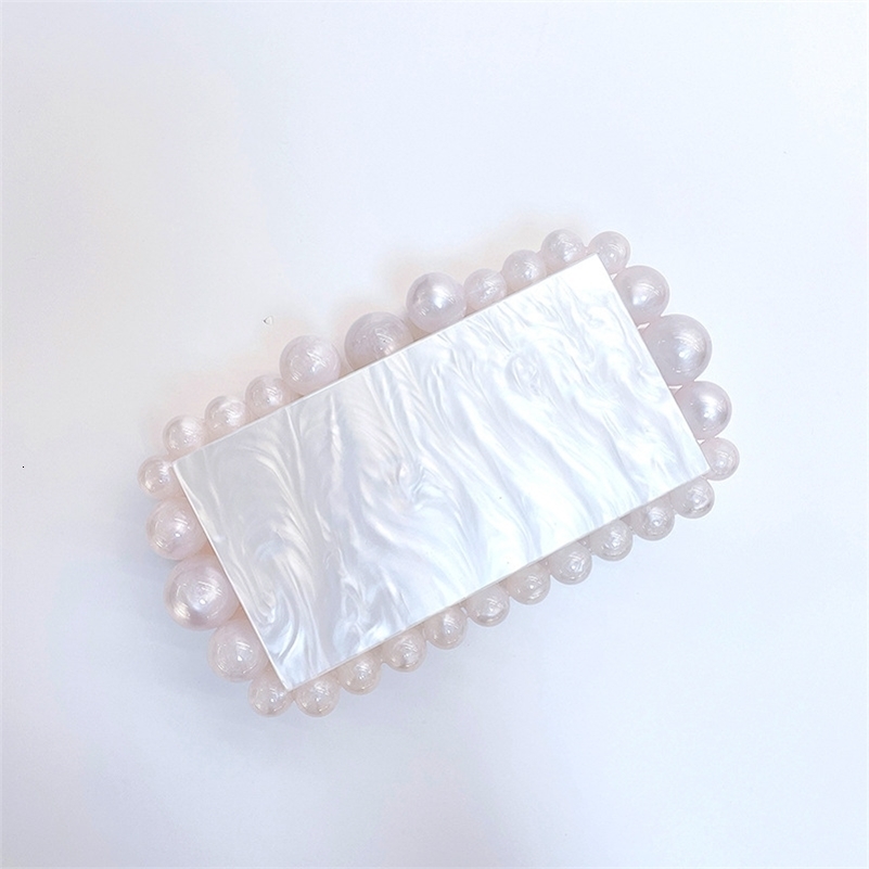 Shoulder Crossbody Bag Fashion Evening Clutch Bag Ladies Handbag Acrylic Transparent Small Square Bag Female o240820