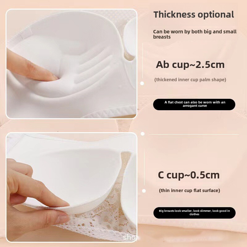 Strapless strapless for women with small breasts gathered together, thickened anti slip beautiful back, invisible wedding dress wrapped bra dongdumaoy