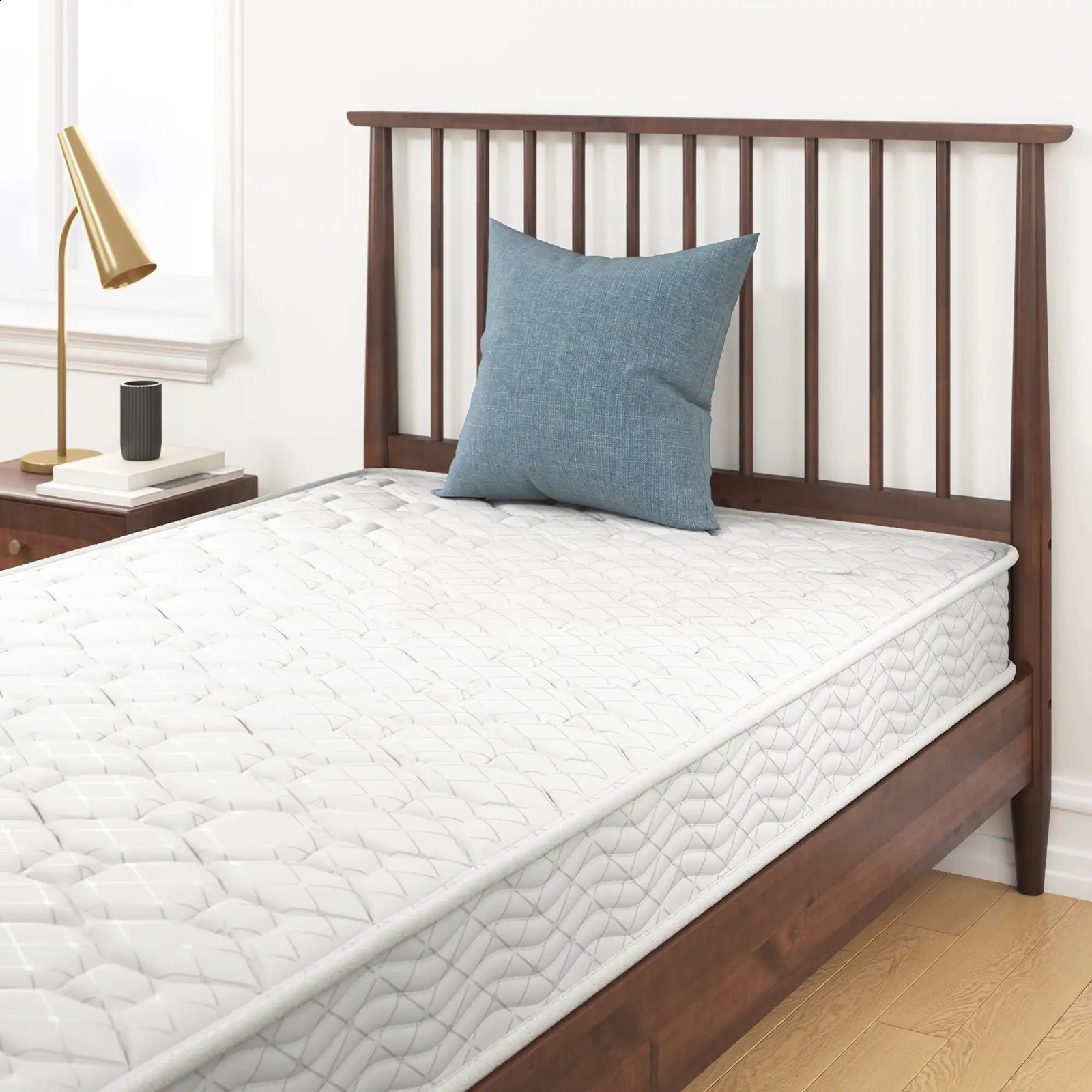By Zinus 6 Comfort Innerspring Mattress Adult Twin Durable Worryfree 10 Year Limited Warranty Included 240820