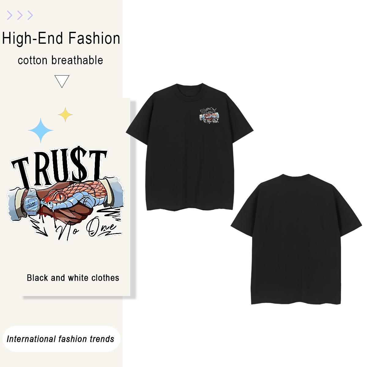 Soft Women Tshirts 230g 100% Cotton snake Summer Casual T shirt Breathable Short Sleeve Oversized L-4XL Tee Shirt