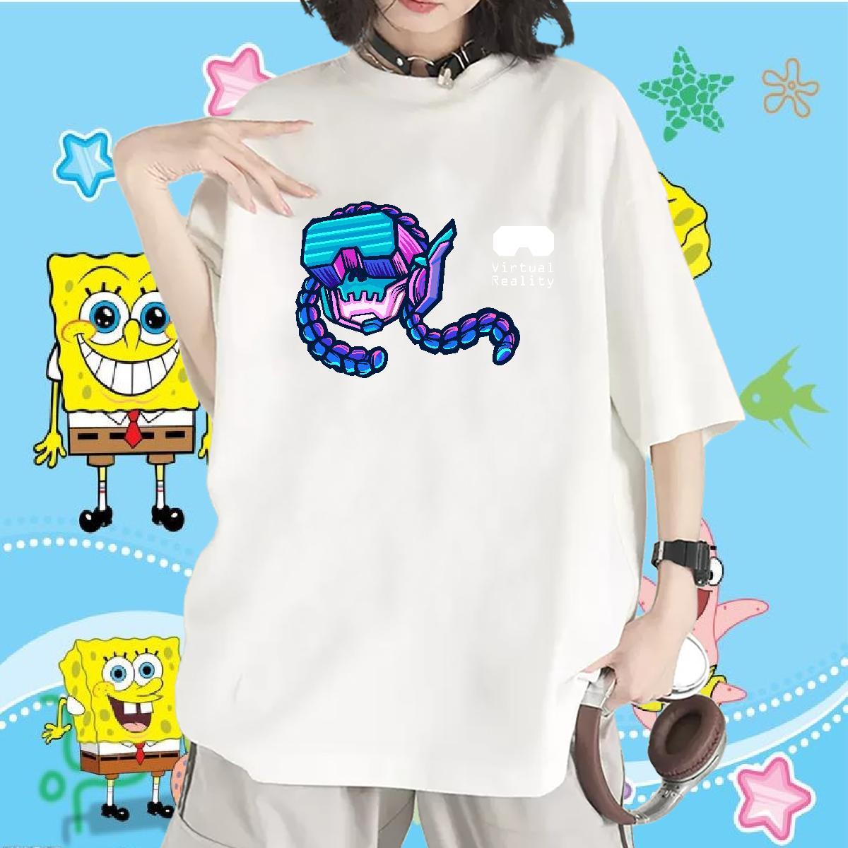 Fashion New T Shirts Women O Neck Short Sleeves 230g 100% Cotton Woman Tshirt DIY Logo ET Casual Daily Wear Loose fit Tops