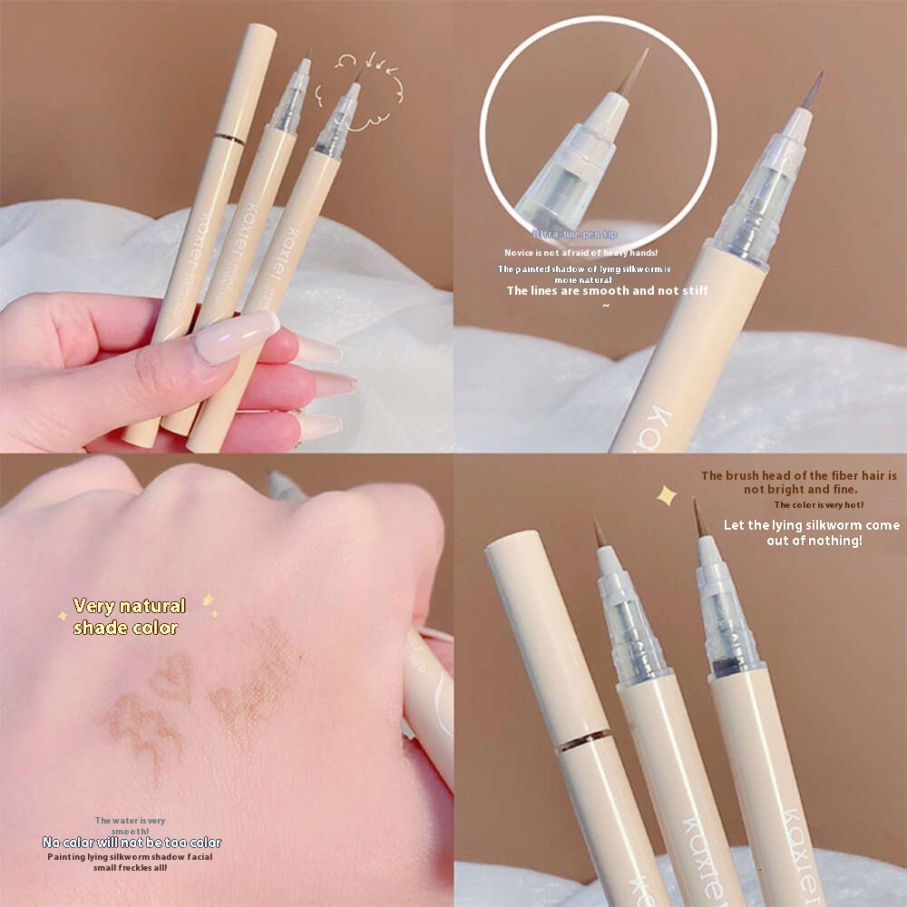 Precision Cahill Shadow Silkworm Pen - Dries Fast, Resists Smudging, Ideal for Defined Eyes & Faces