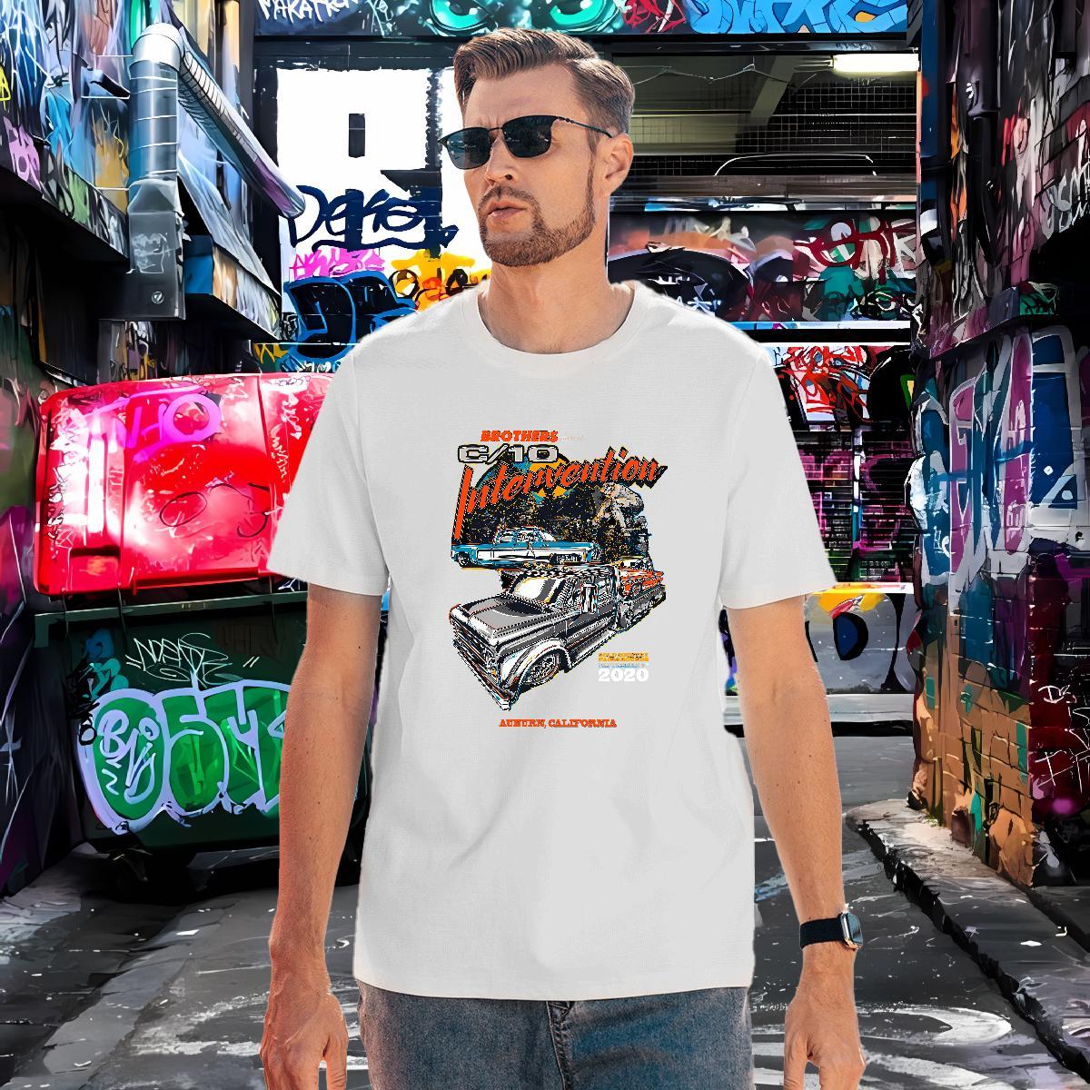 Cool car T-Shirts Street wear Hip Hop Men Tshirts 230g Cotton Free Shipping O-Neck Short Sleeve Customized Print Clothes