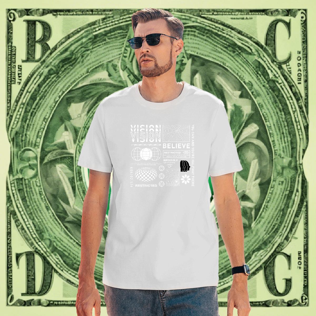 Brand Tshirts Daily Outfit 230g 100% Cotton Oversized 4XL Breathable letter Mens T Shirts Designer Fashion Polos