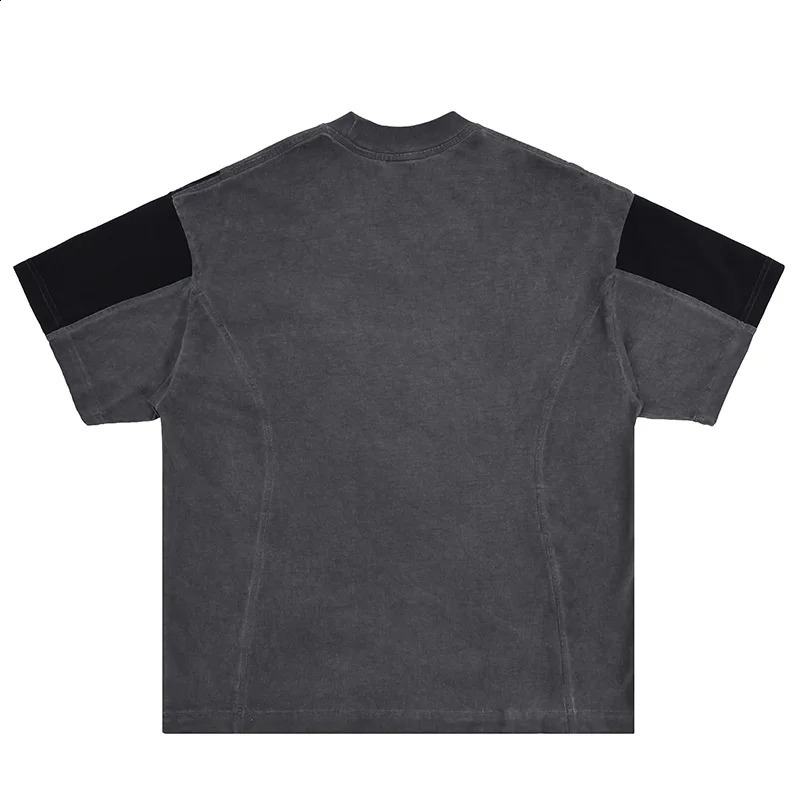 Embroidered shirt with stitching 240822