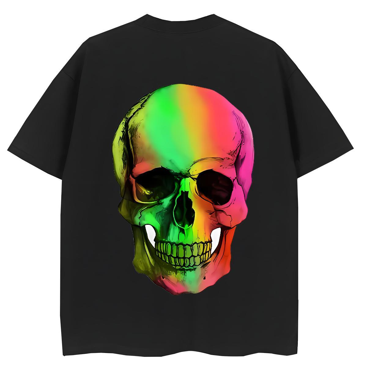 Fashion Casual Woman T Shirts 230g 100% Cotton Round Neck Short Sleeve Casual Daily Wear halloween Womens Tshirts Soft DIY Anime Printed Tops