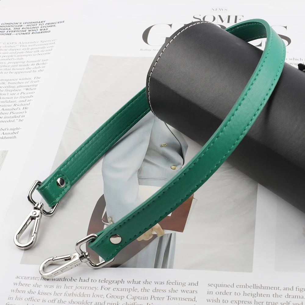 62cm Detachable Pu Leather Handle Replacement Bag Straps shoulder Bags Handbag Handles Bag Accessories Parts Silver Buckle 240821