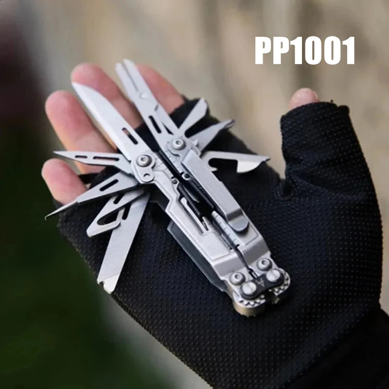 PP1001 Folding Multifunctional Combination Tool Pliers EDC Outdoor Equipment Small Tools 240820