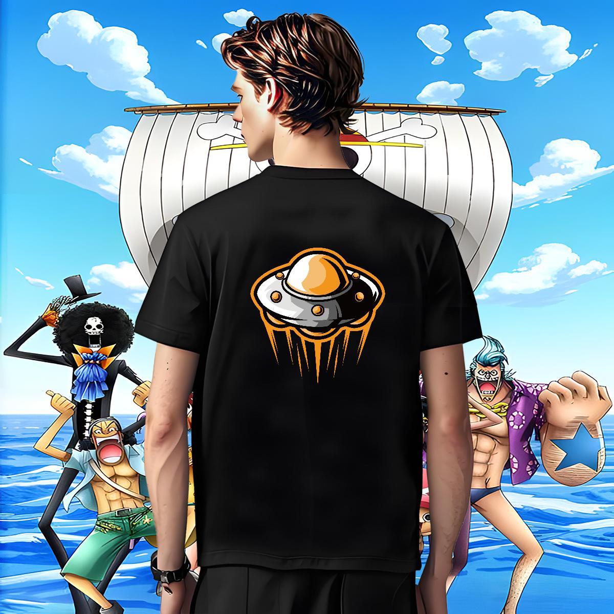 Designer Mens Tshirts Sports Casual 230g Pure Cotton Custom Print Plus Size Breathable Crew Neck UFO T shirt Fashion Design Top Tees