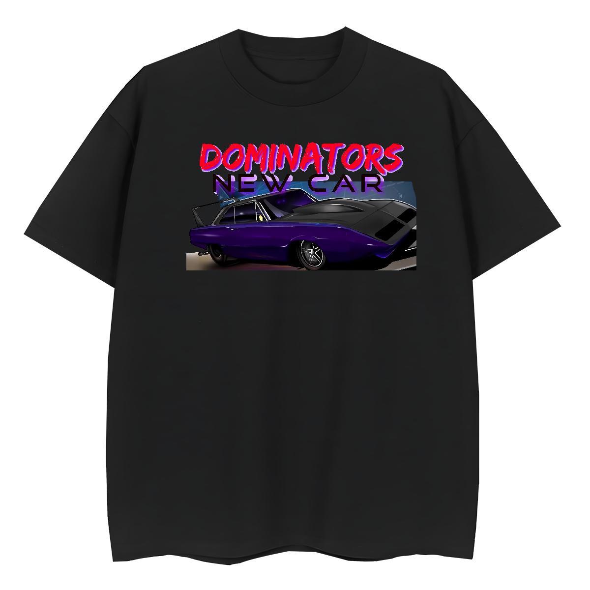Fashion Womens T Shirts 230g Cotton Short Sleeve O-Neck Hip Hop Street car Lady T shirt Comfortable Custom Print Oversized Tops