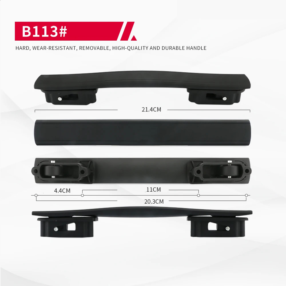 DILONG B113 Accessories suitcase handles luggage plastic parts luggage knobs cosmetic bags replacement soft handle 240821