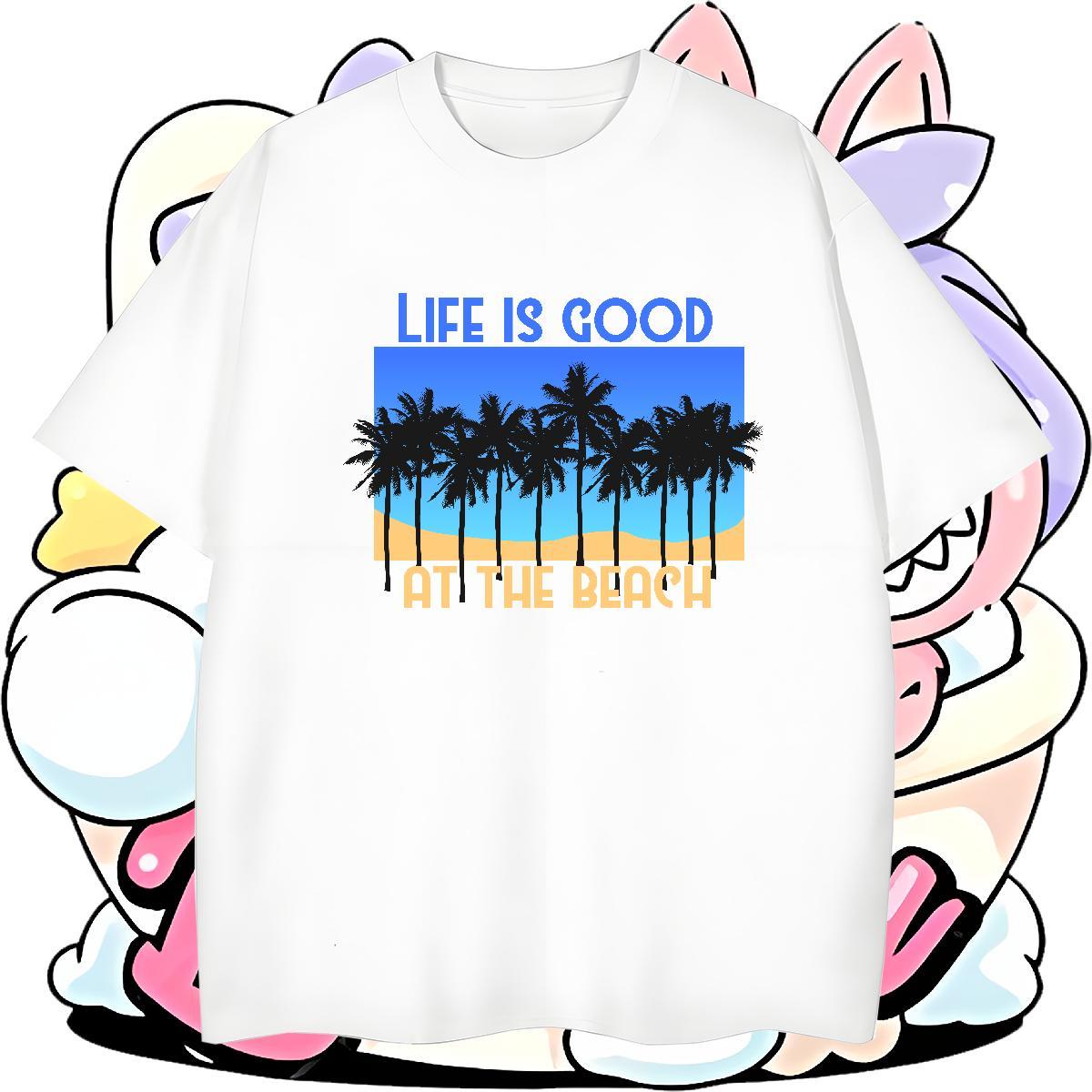 Cool Design Tshirt for Man Woman Summer Casual 100% Cotton 230g Cartoon Print Breathable Short Sleeve beach T-Shirts for Men Wholesale Wear