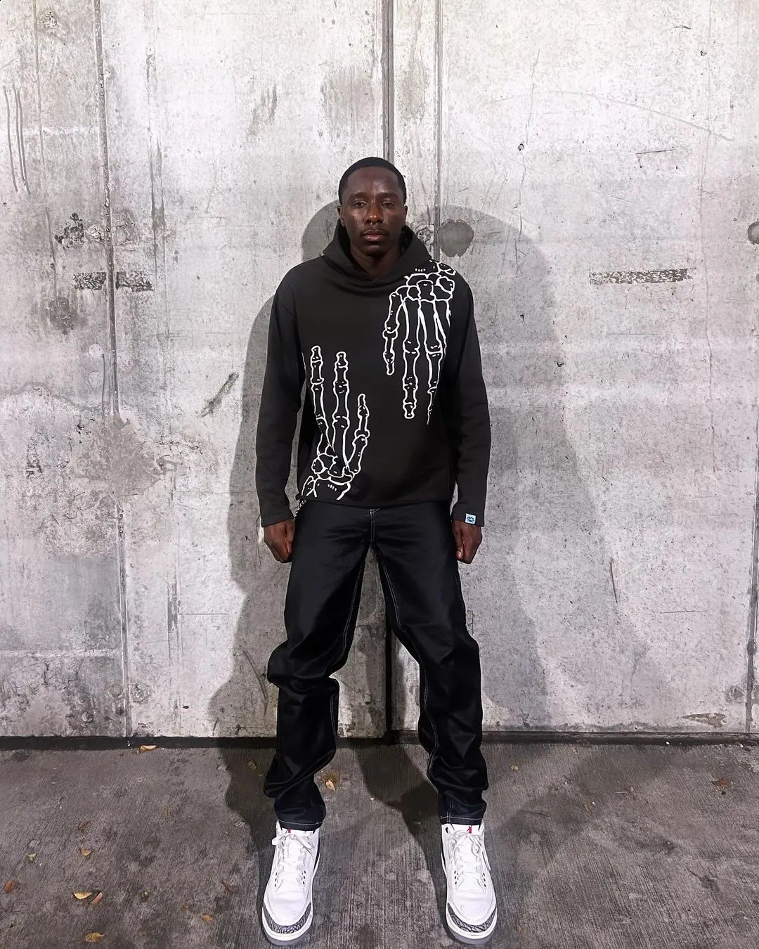 Harajuku Fee Me Skull Hand Hoodies Women Streetwear Vintage Oversized Hoodie Y2k Top Sweatshirt Casual Tracksuit Men Clothing 240822