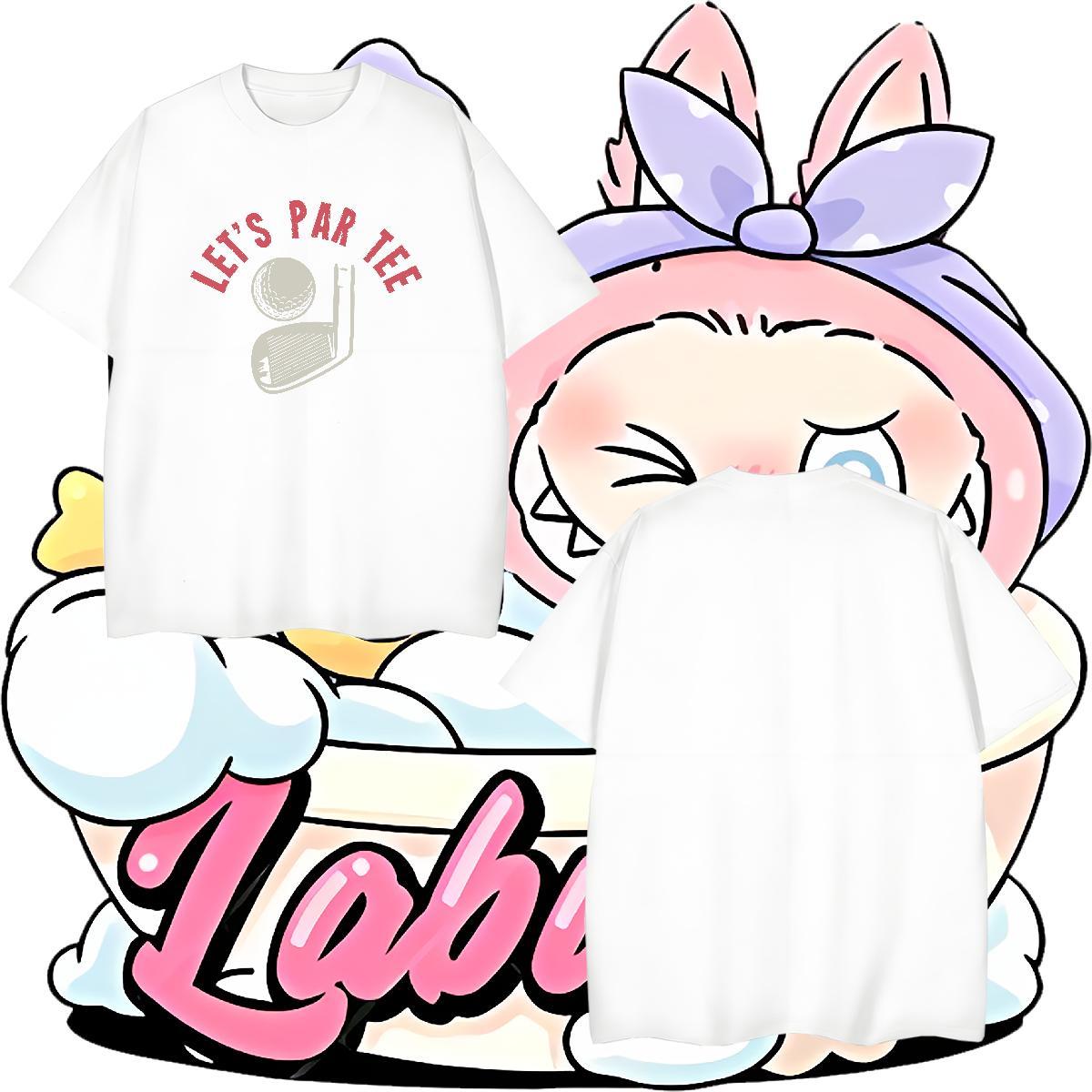 Comfortable monogram T shirt Anime Printing Street Men Clothes T-Shirt 230g Pure Cotton 2024 Summer O-Neck Short Sleeve Oversized 3XL 4XL Wear