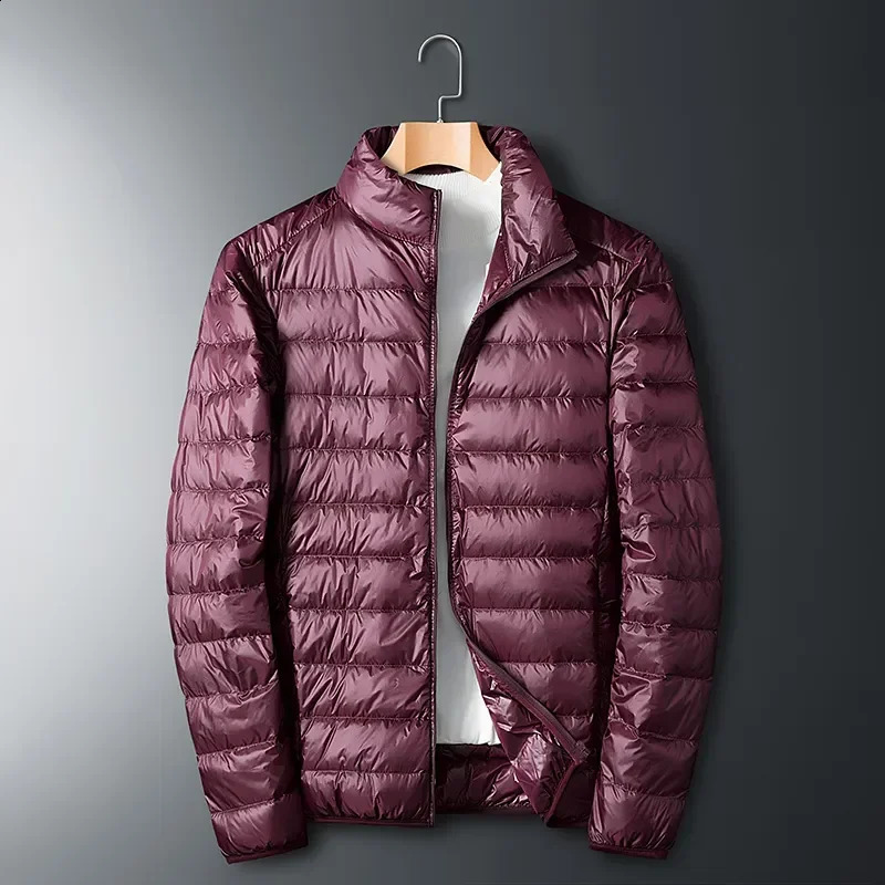 Ultra light white duck down jacket mens waterproof casual outdoor lightweight apron autumn and winter 240822