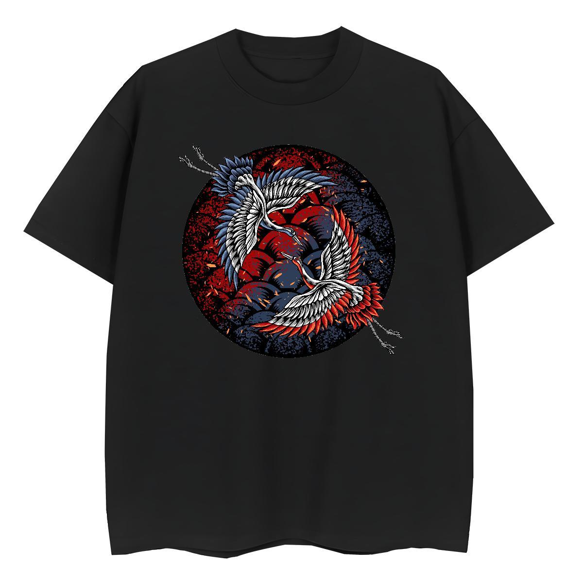 Custom T Shirt For Woman Crew Neck 230g 100% Cotton Women Tees Skull eagle Home Outdoor Free Shipping Tops Tees