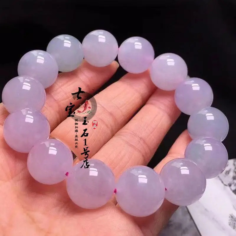 Purple Jade Bracelet Women Fine Jewelry Genuine Natural Myanmar Jadeite High Ice Grade A Burma Jades Bangle Bracelets Violets 240813