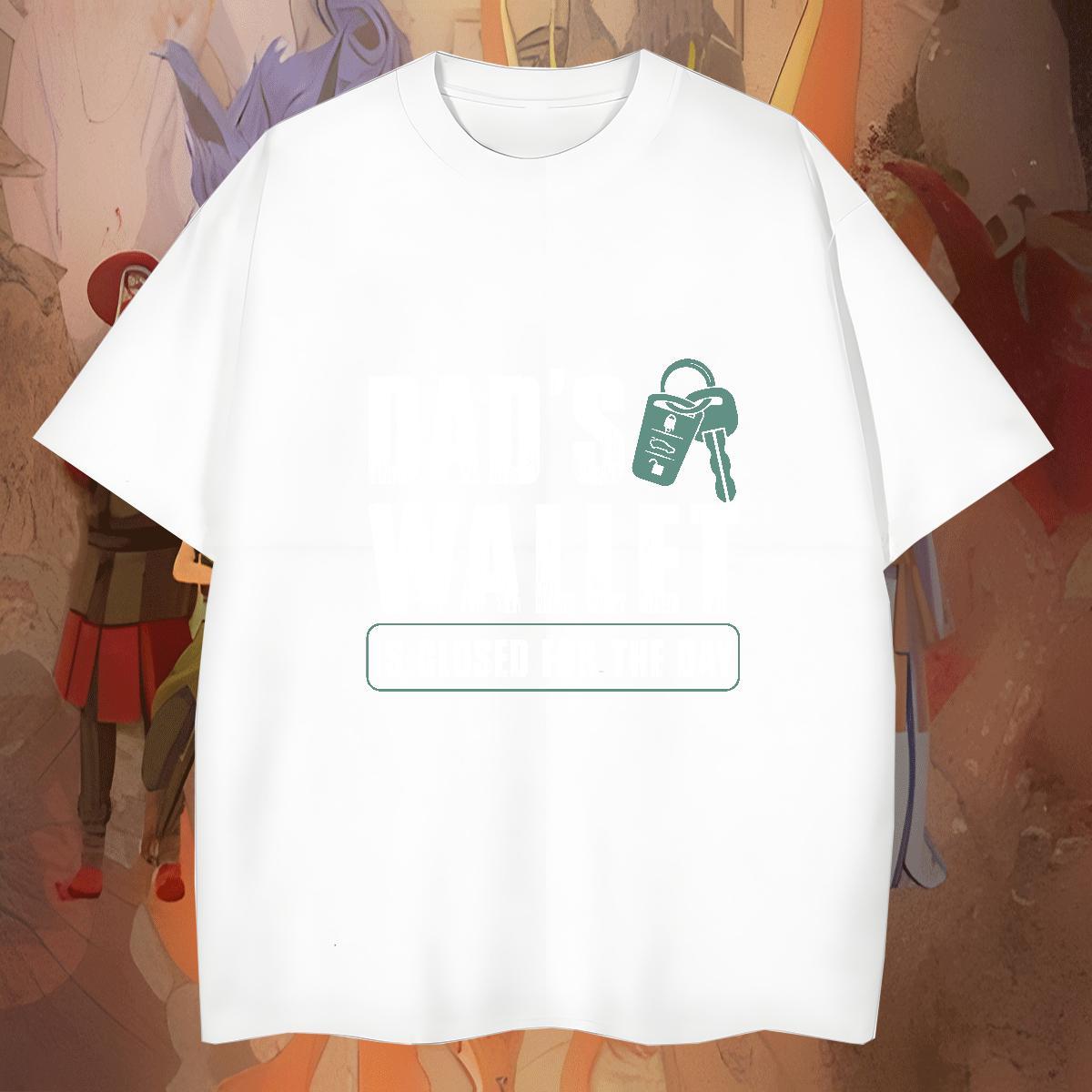 Designer keys Man T Shirts Street Men Tshirts 230g Pure Cotton Factory Direct Short Sleeve O-Neck Black White Tops Shirt