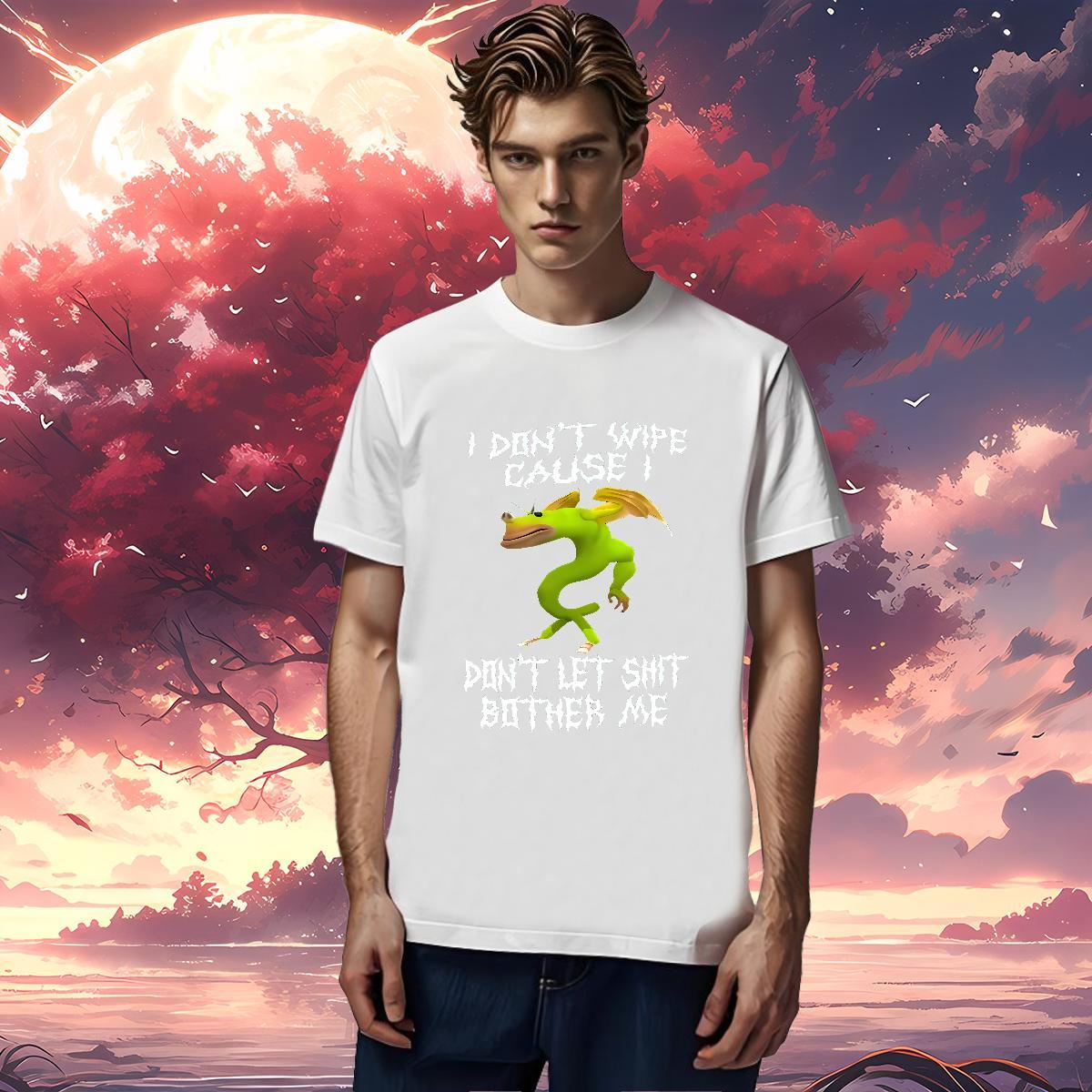 Brand frog T-Shirts Summer Casual Men Tshirts 230g 100% Cotton 2024 Summer O-Neck Short Sleeve Custom Big Size Tees Shirts