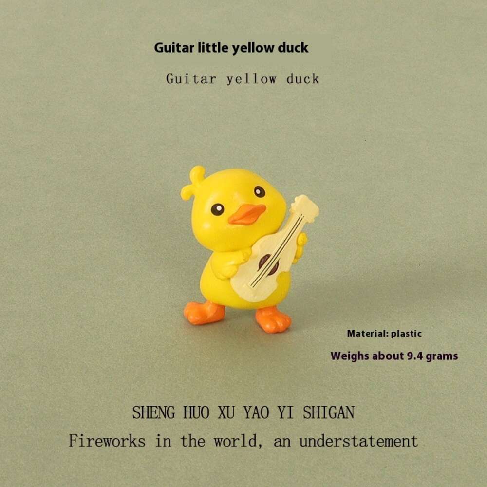 Children's Bedroom Accessory - Quirky Plush Guitars with Furry Friends