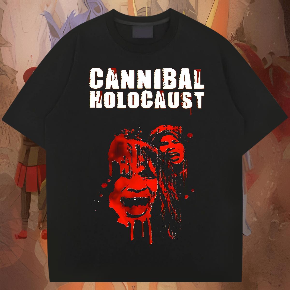 Custom Sport Men Tshirts scary O Neck Short Sleeves 230g Cotton Men T Shirts Comfortable Custom Anime Tops Shirt