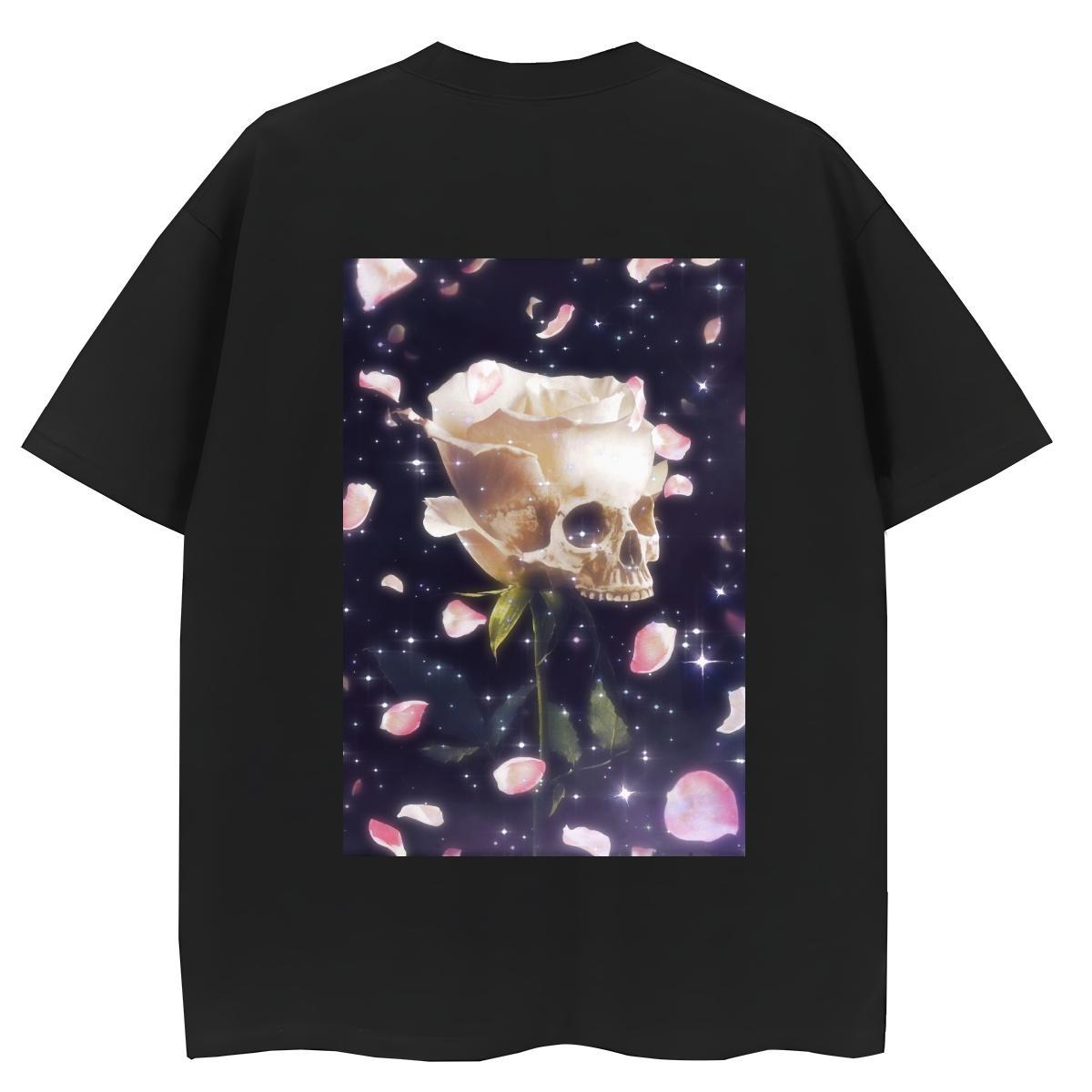 Classic T-Shirts 230g 100% Cotton Short sleeve Soft Casual Daily Wear skull Womens Tshirts Female Custom Print Plus Size Clothings