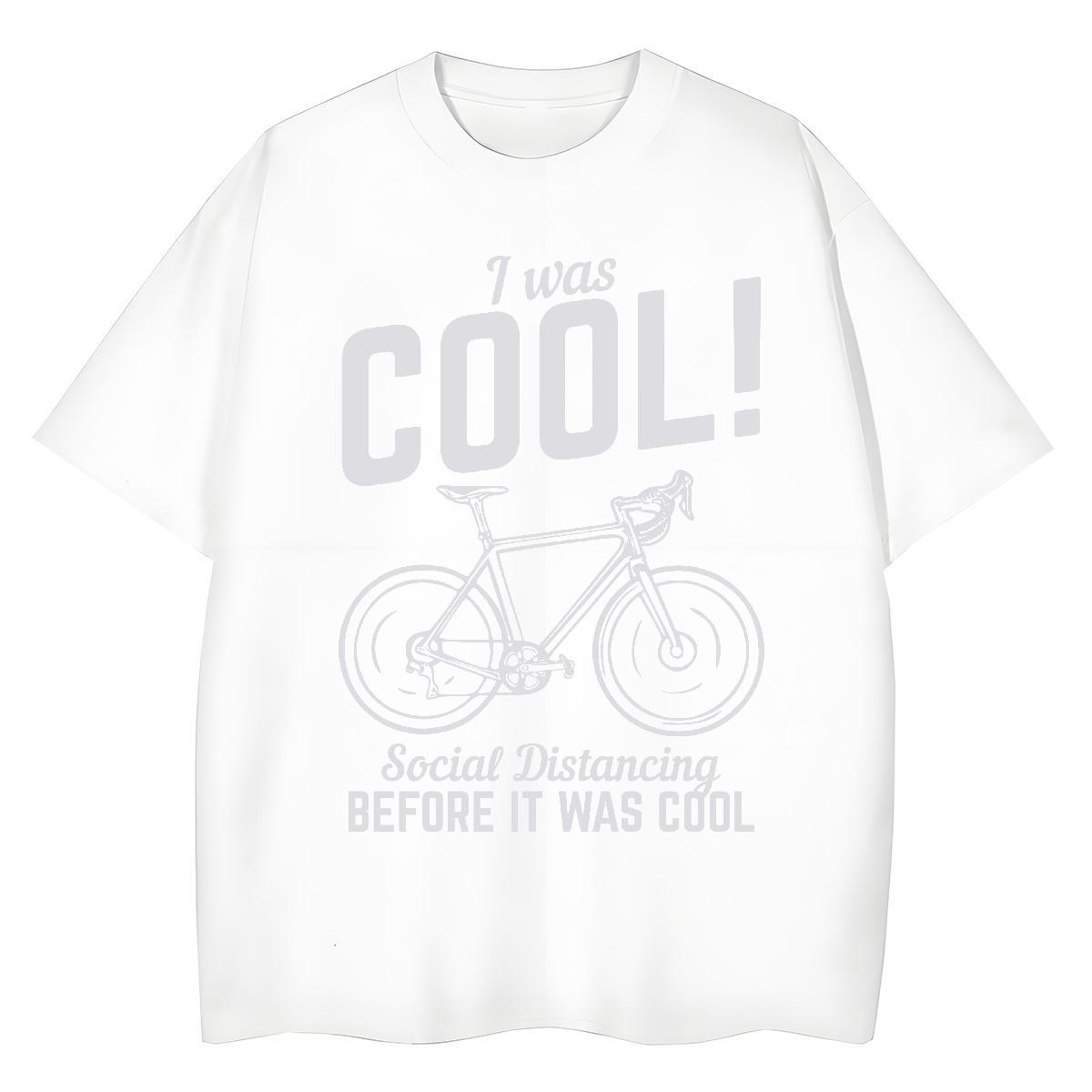 Popular Couples T Shirts Summer Casual 100% Cotton 230g Black Oversized Breathable Short Sleeve bicycle Men T Shirts 2024 New Tees Shirts