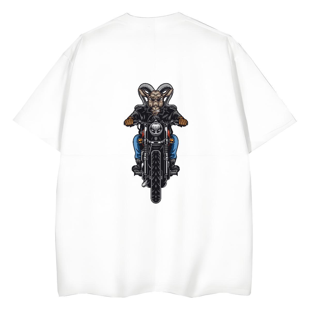 2024 T Shirts Women 230g 100% Cotton O-Neck Short Sleeve Casual Beach Motorcycle Womens Tshirts Brand Oversized Tee Shirt