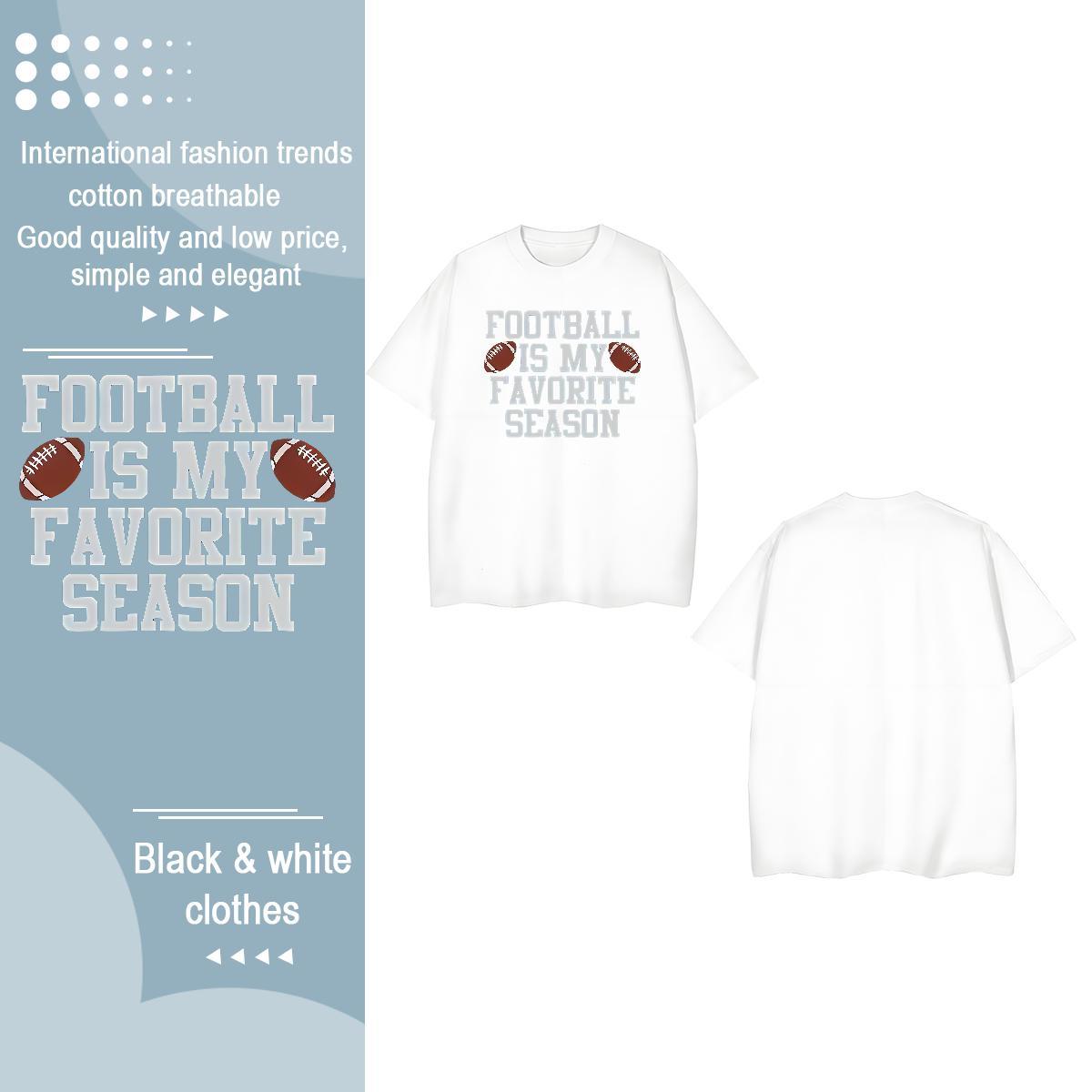 New Arrival Women T Shirts Breathable Soft 100% Cotton 230g Womens Tshirts Plus Size Cartoon rugby Sports Casual Female Tops
