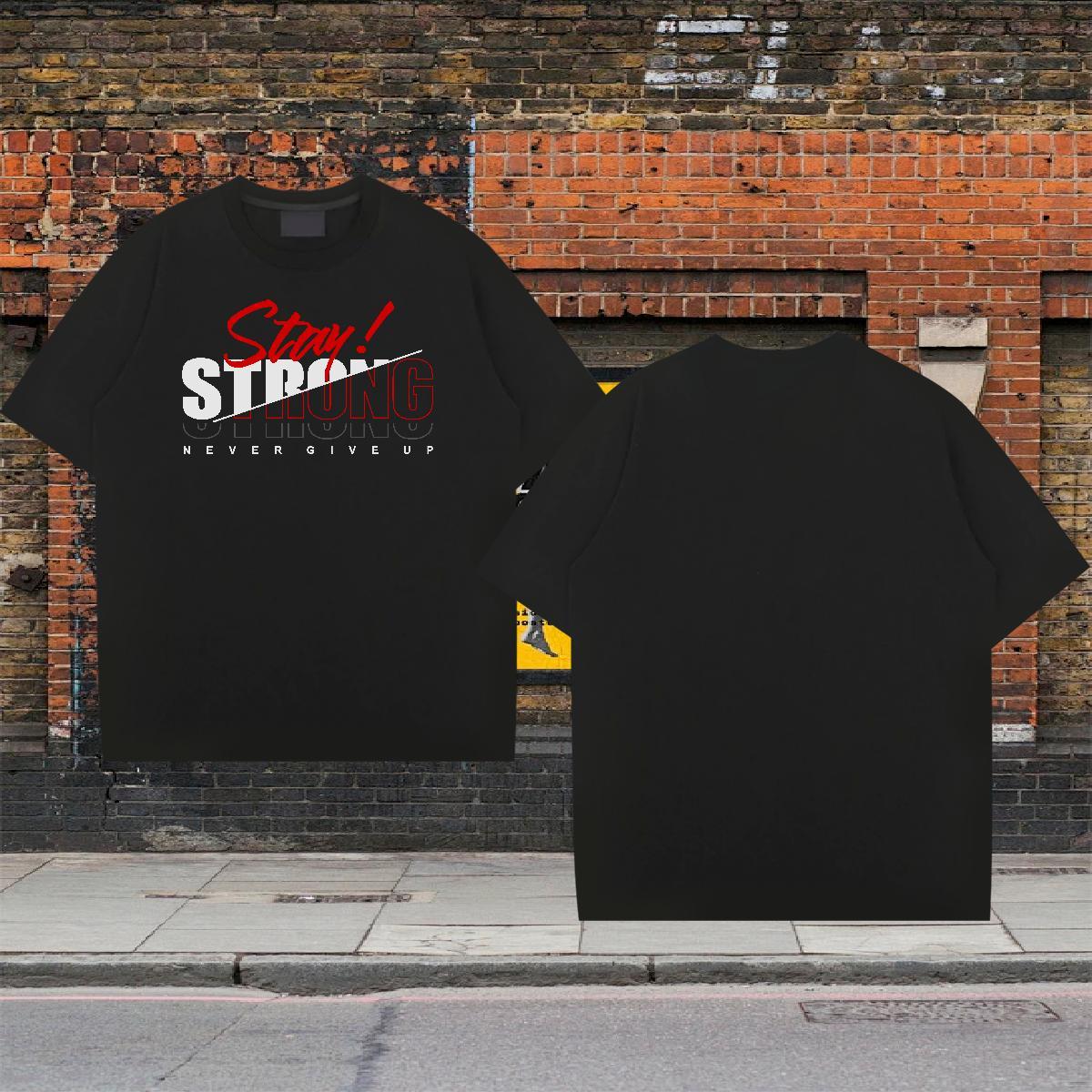 Loose Men Tops Tees High Street Hip Hop 230g 100% Cotton Anime Breathable Short Sleeve letter T shirt Free Shipping Tops Shirt
