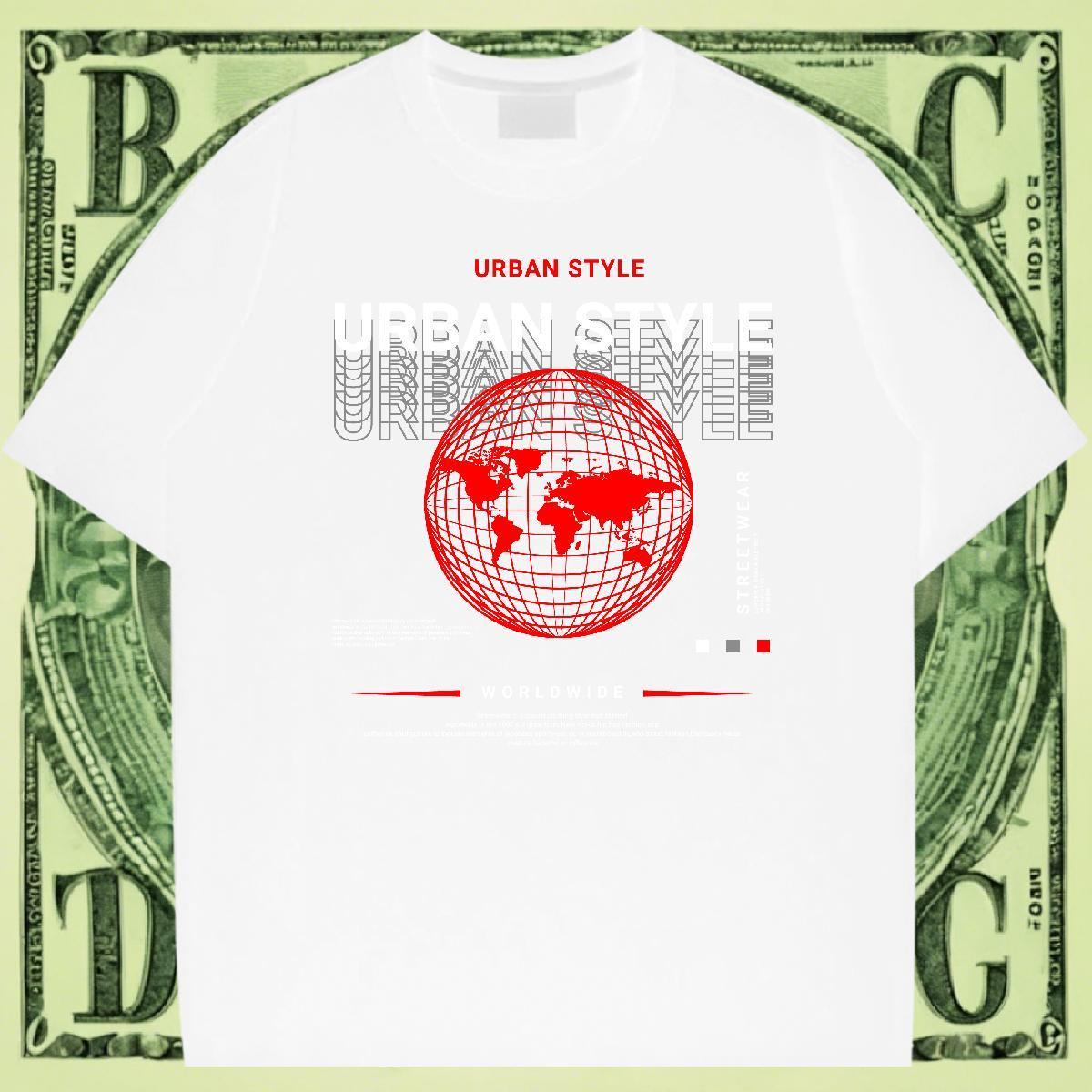 Brand Tshirts Street wear Hip Hop 230g 100% Cotton Oversized 3XL 4XL Crew Neck Breathable earth Man T Shirts Wholesale Top Tees
