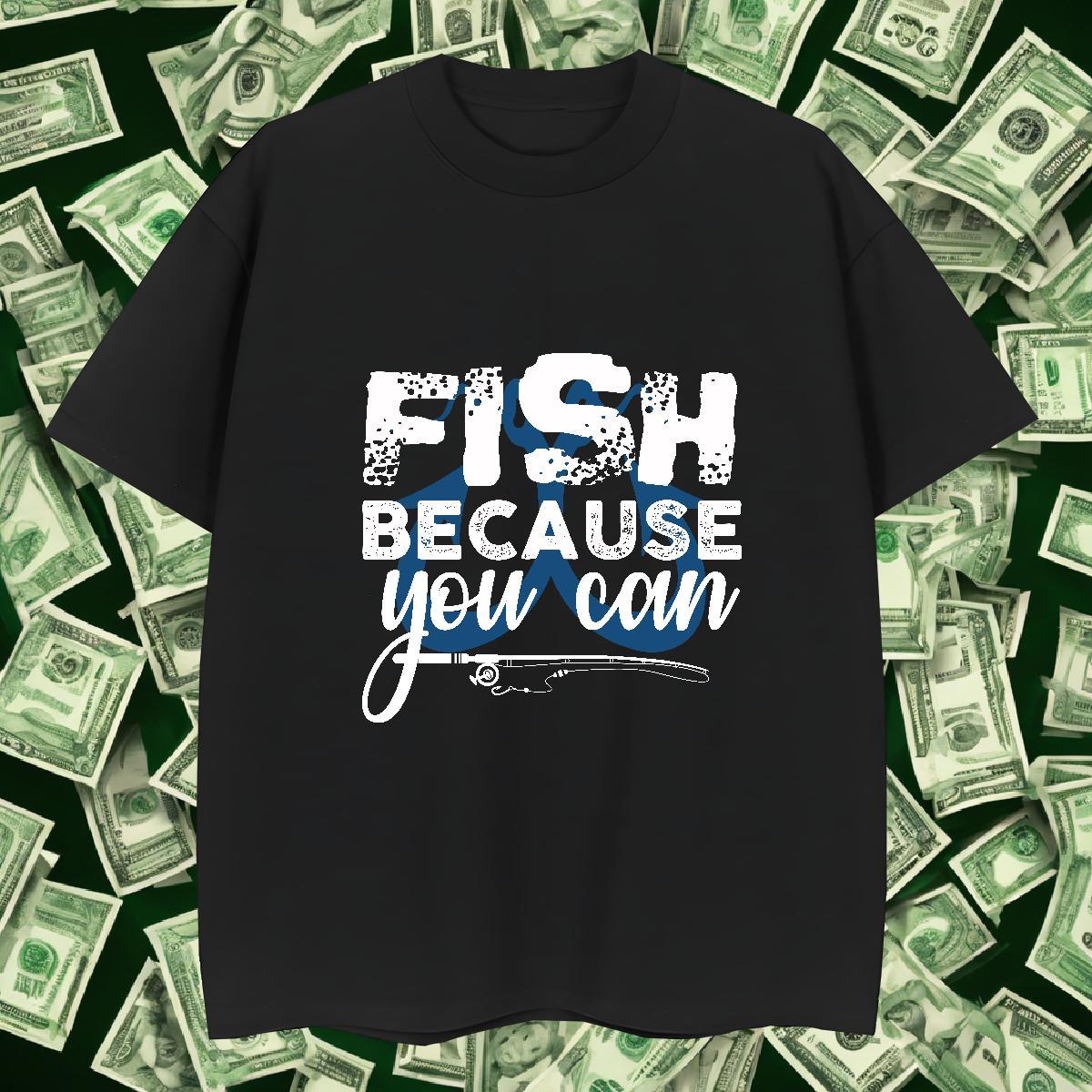 Wholesale Couples T Shirts Street 100% Cotton 230g Black White Breathable Crew Neck fish Man T Shirts 2024 Tops Shirt