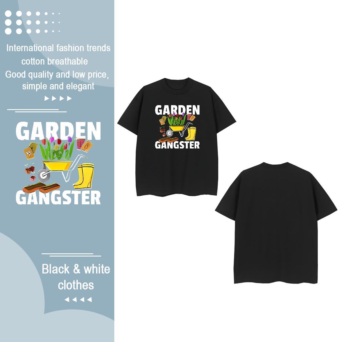 Fashion Casual T shirt Breathable Crew Neck 230g Pure Cotton Women Tshirts Custom Print Plus Size flower Casual Sport High quality Tees