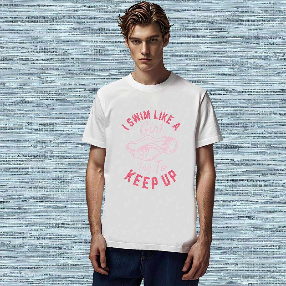 Loose Fit keep up Mens T Shirts Summer Casual Couples T Shirts 230g Cotton Fashion Round Neck Short Sleeve Skull Tops Tees