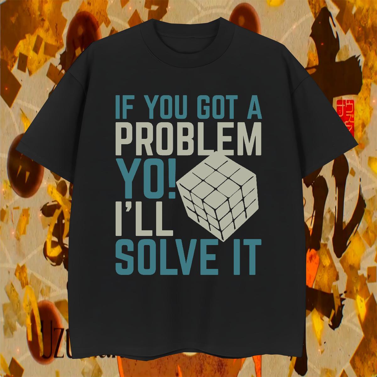 Cool Men Clothes T-Shirt Sport 230g 100% Cotton Plus Size Cartoon Breathable Short Sleeve cube T shirt New Polos