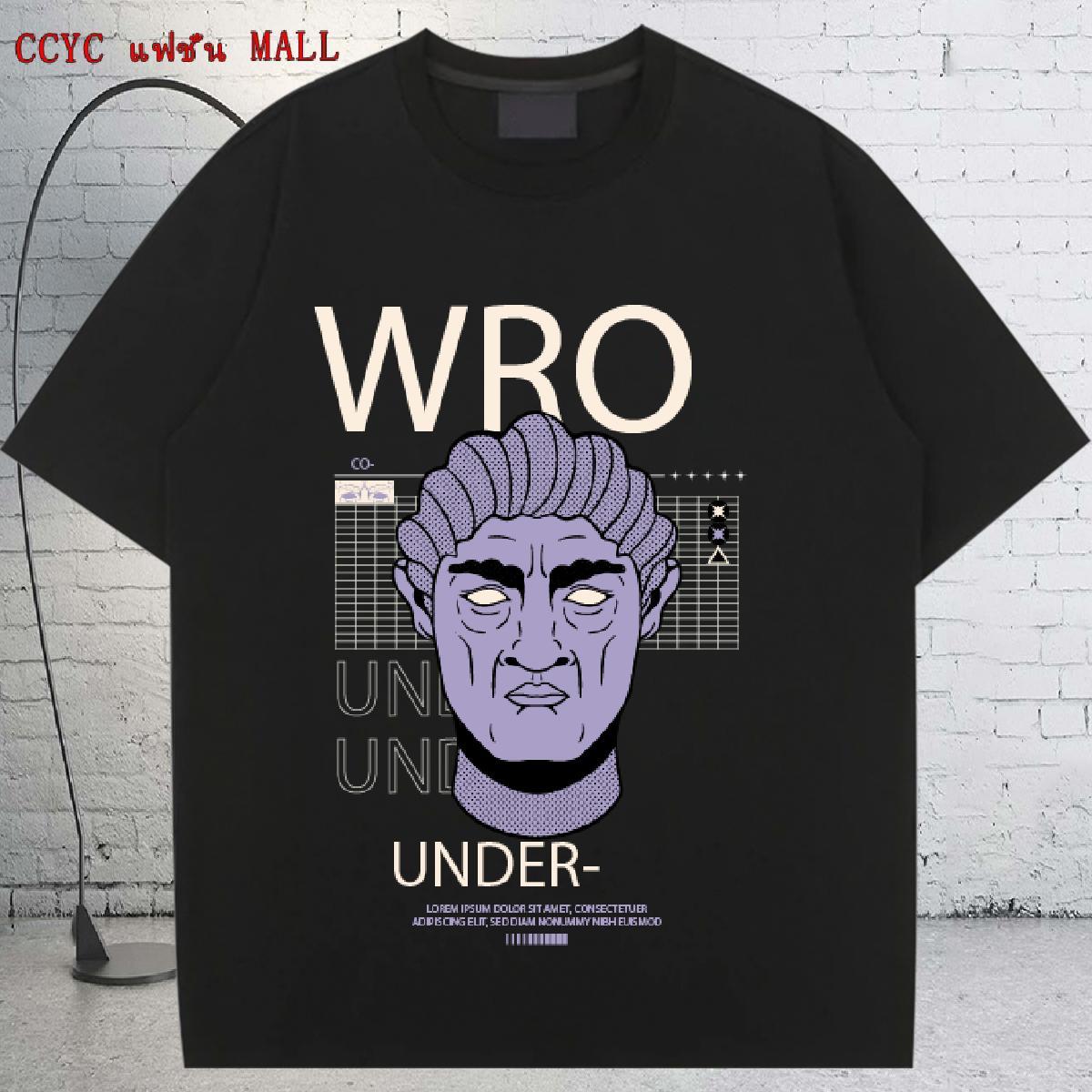 Loose Women Tees 230g Pure Cotton western style Sports Casual T shirt Breathable Short Sleeve Custom Printed Wear