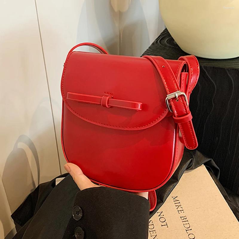 Totes Women Square New Crossbody Bag PU Leather Fashion Sg Adjustable Strap Solid Color Shoulder Purse Female Commute