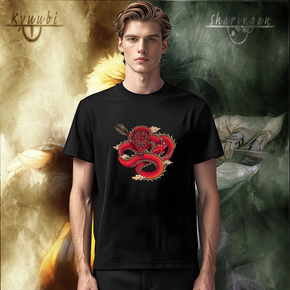 Loose angry Man T Shirts Street Wear Men Tops Tees 230g Pure Cotton Fashion New Breathable Custom Print Oversized Polos