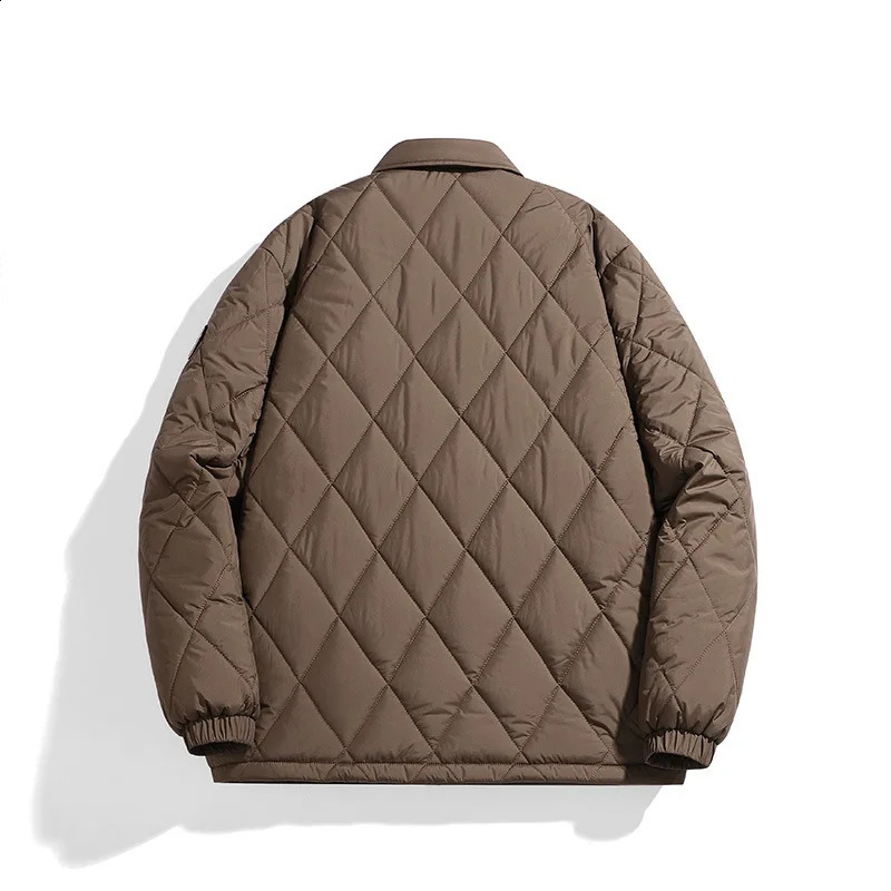Parka Mens Jacket Japanese Loose Thick Inflatable Casual Warm Cotton Pad Clothing 240822
