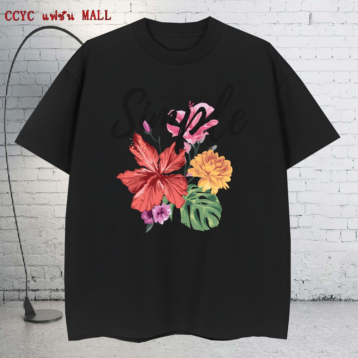 TOP Quality Men Tees Casual Daily Wear 230g Cotton Anime Print Breathable Crew Neck letter Mens T Shirts Fashion Casual Polos