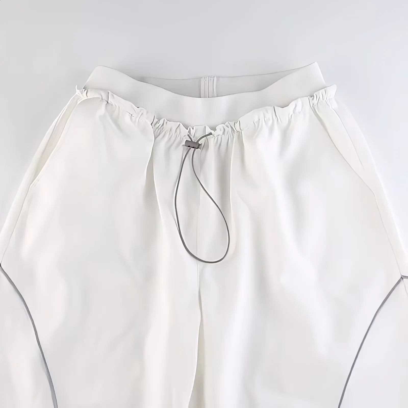 White Pants Women Jogging Y2k Streetwear High Waist Sweatpants Harajuku Fashion Punk Oversize Grunge Casual Wide Leg Trousers 240821