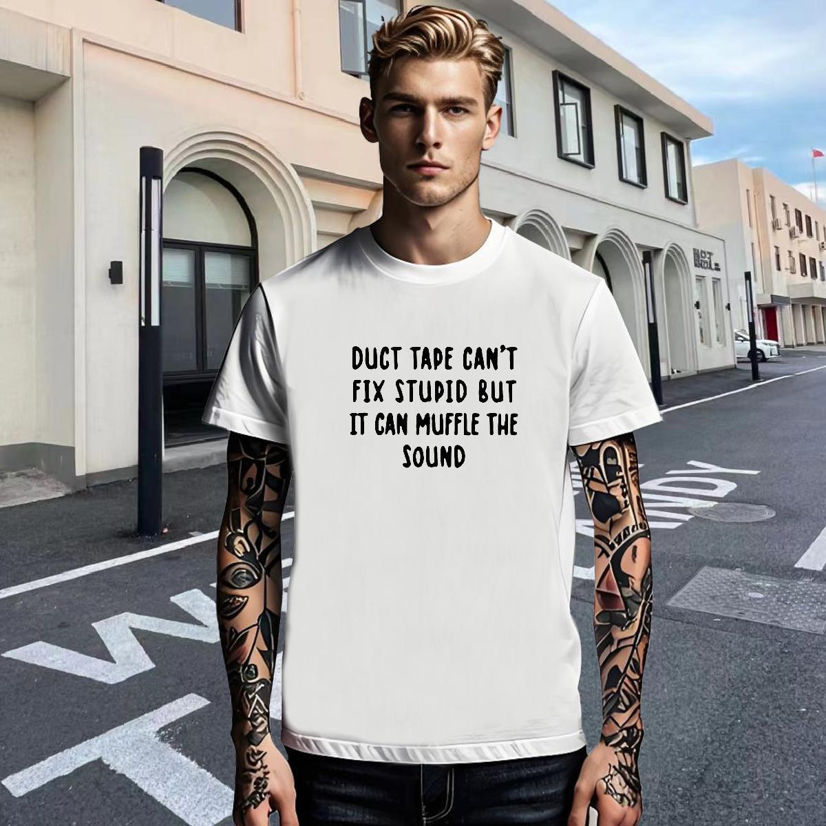 Popular Tshirts Casual Daily Wear 230g Pure Cotton Floral Print O-Neck Short Sleeve letter T Shirts Men Classic Casual Tops