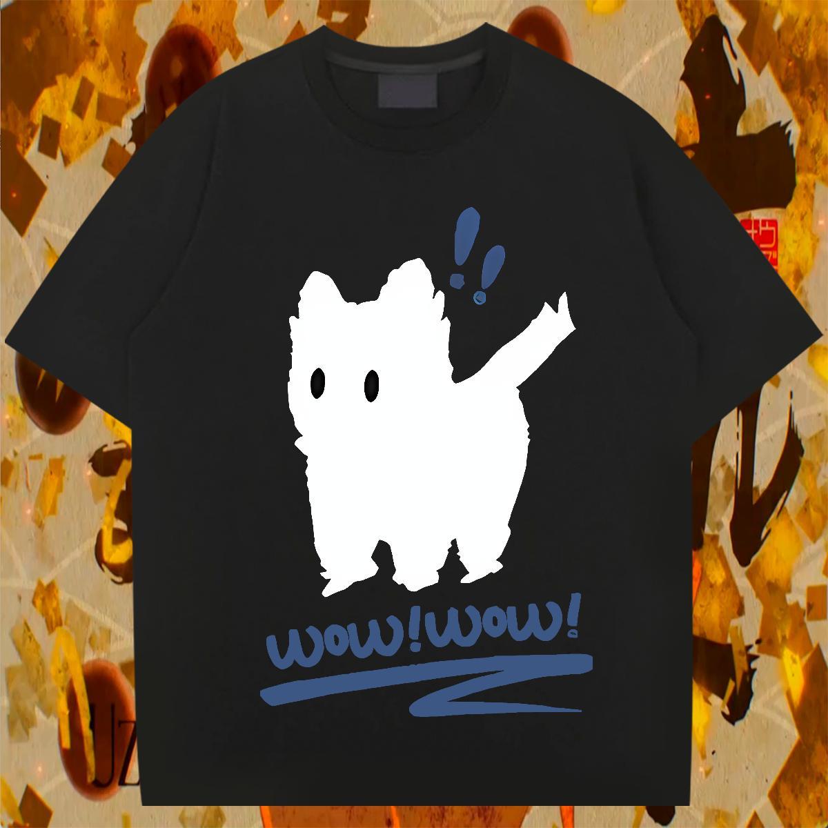 Designer Men Tees Hip Hop 100% Cotton 230g Custom Cartoon O-Neck Short Sleeve cute T-Shirts for Men Casual New Tops