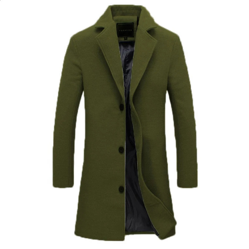 Men Fashion Jackets Men Slim Fits Coats Business Mens Long Windproof Outwears Plus Size 5XL Black Outwear 240822