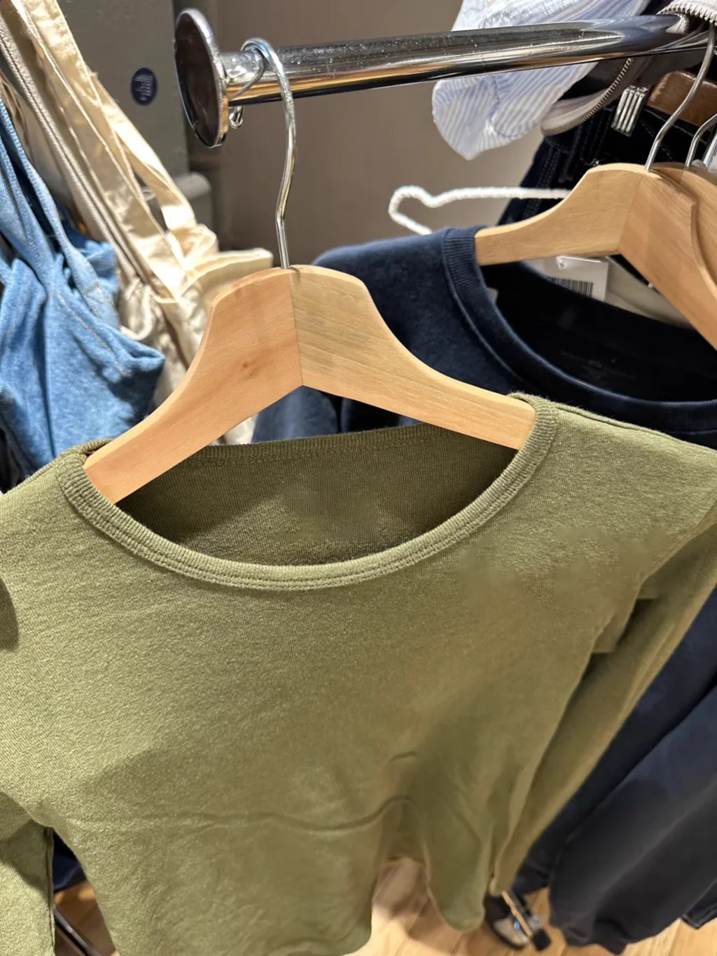 Vintage Green Basic Long Sleeve T-shirt For Woman O-Neck Slim Cotton Tee Shirt Autumn Casual Vintage Streetwear Y2k Tshirt Tops 240821