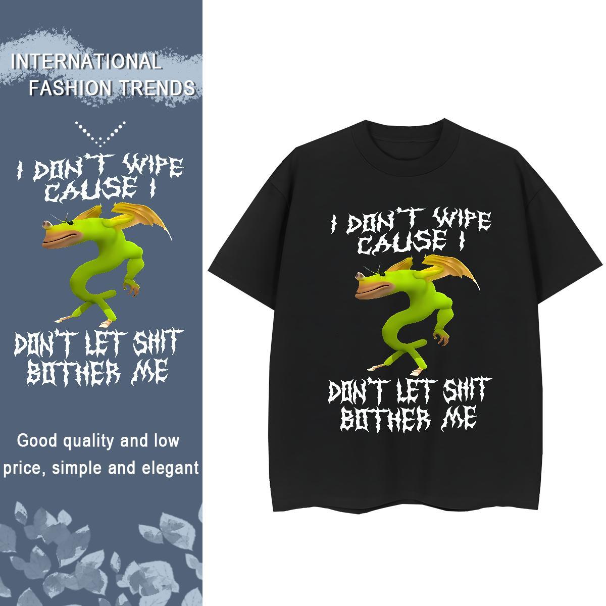 Brand T-Shirts for Women Crew Neck 100% Cotton 230g Tshirt for Man Woman Custom Print Oversized frog Street Casual Free Shipping Tees Shirts