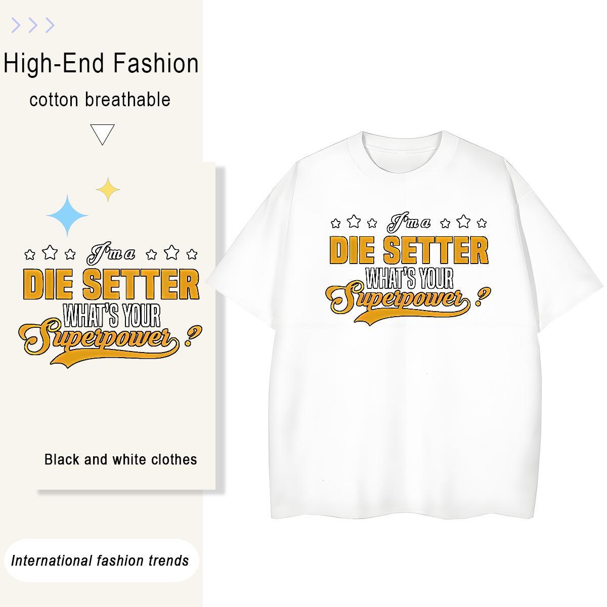 Brand Men Tshirts Street Wear 230g Pure Cotton Cartoon Printing L-4XL Breathable Short Sleeve letter T shirt Custom Tops Tees
