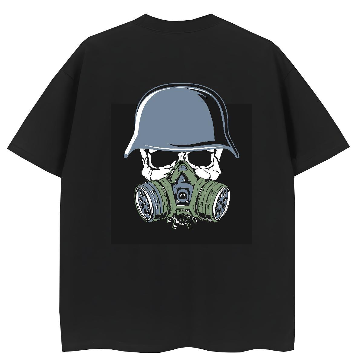 Factory Direct T-Shirts for Women 230g Pure Cotton Breathable Crew Neck Home Outdoor skull Women Tshirts Brand Cartoon Printing L-4XL Tee Shirt
