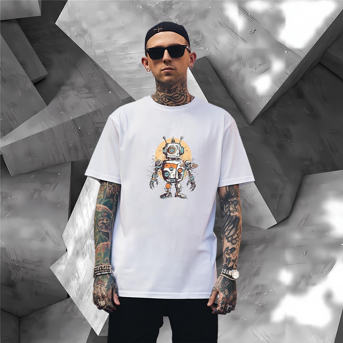 TOP Quality T Shirt For Man 230g Pure Cotton ET Street Wear Black Oversized Breathable Short Sleeve Tshirts New Arrival Clothes